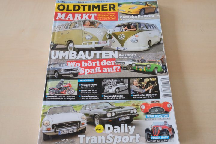 Deckblatt Oldtimer Markt (08/2016)